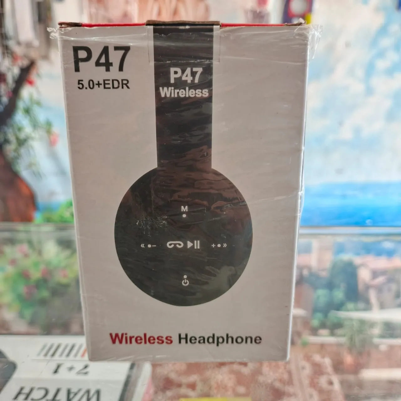 P47 Wireless Bluetooth Headphones 5.0+EDR | Stereo Sound | Noise Reduction | FM Radio & SD Card Support