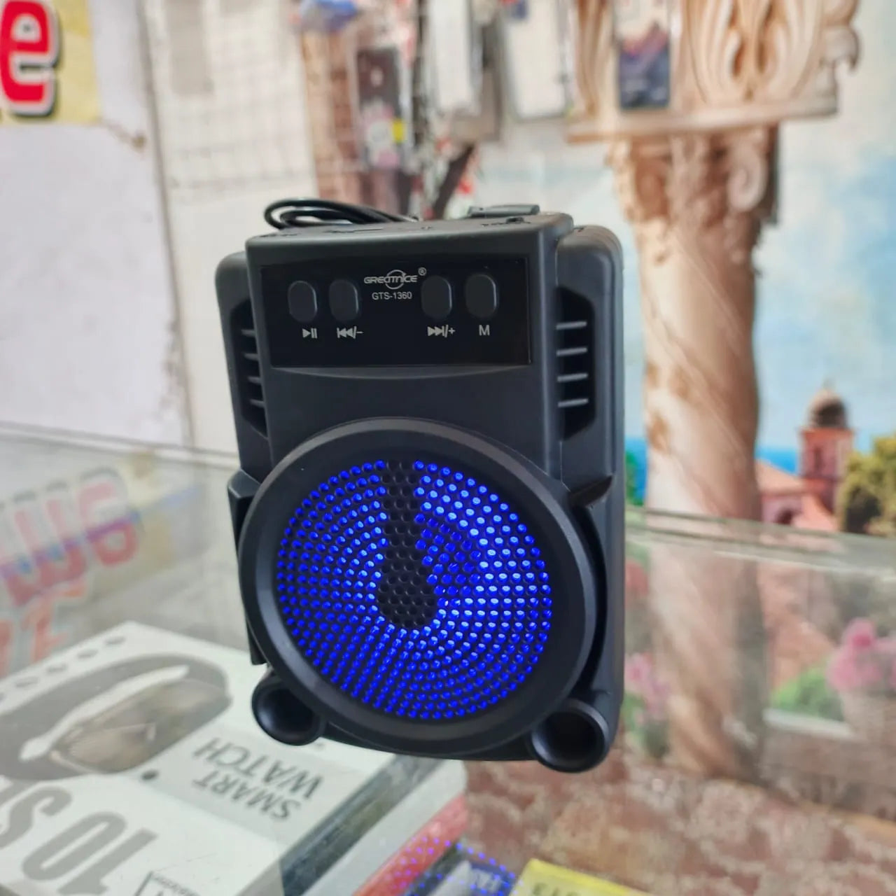 GTS-1360 Wireless Bluetooth Speaker | Portable 3" Big Bass Sound | FM Radio | USB & Micro SD | Rechargeable