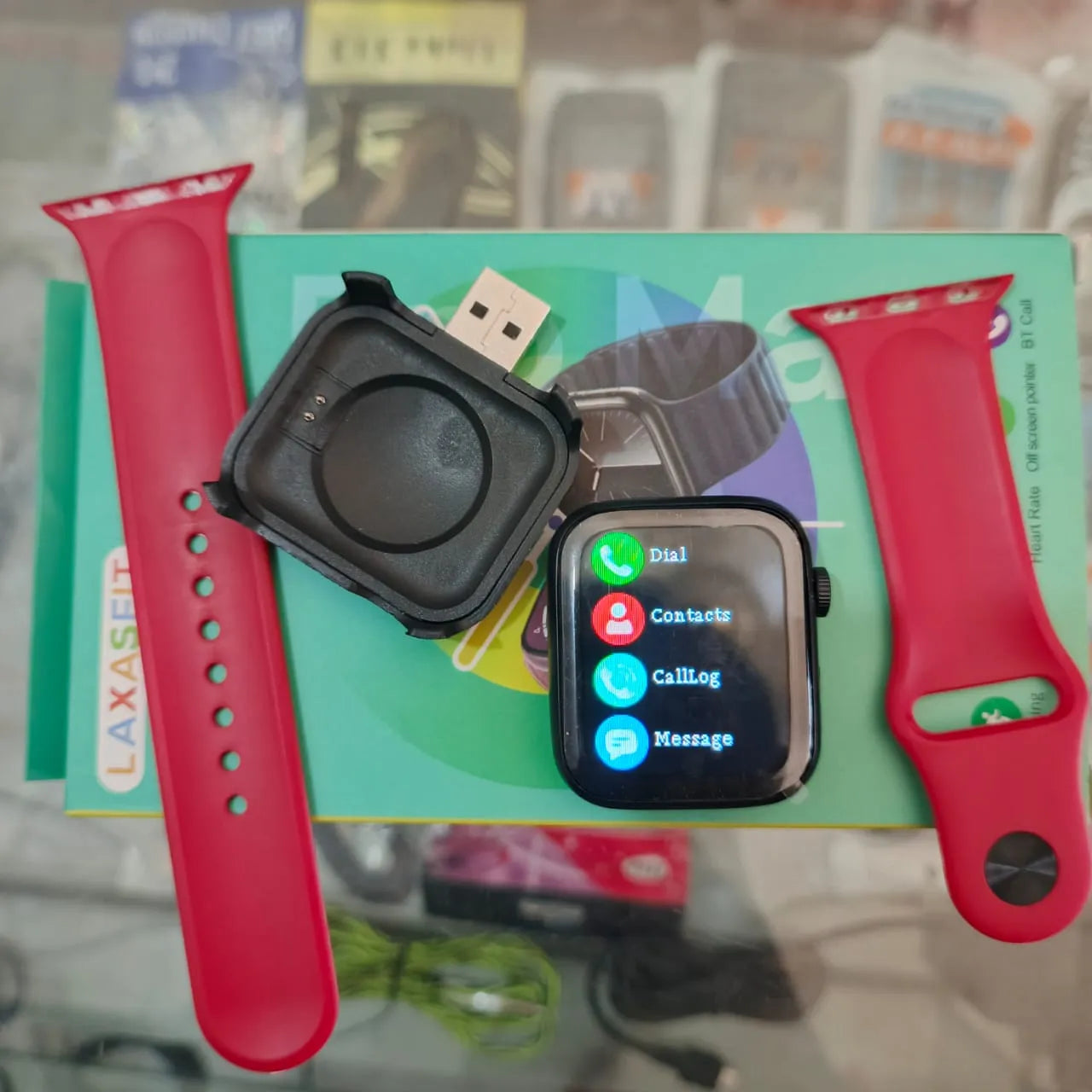 LAXASFIT i9 Pro Max Smartwatch – Fitness Tracker with Heart Rate, Sleep Monitor & BT Call