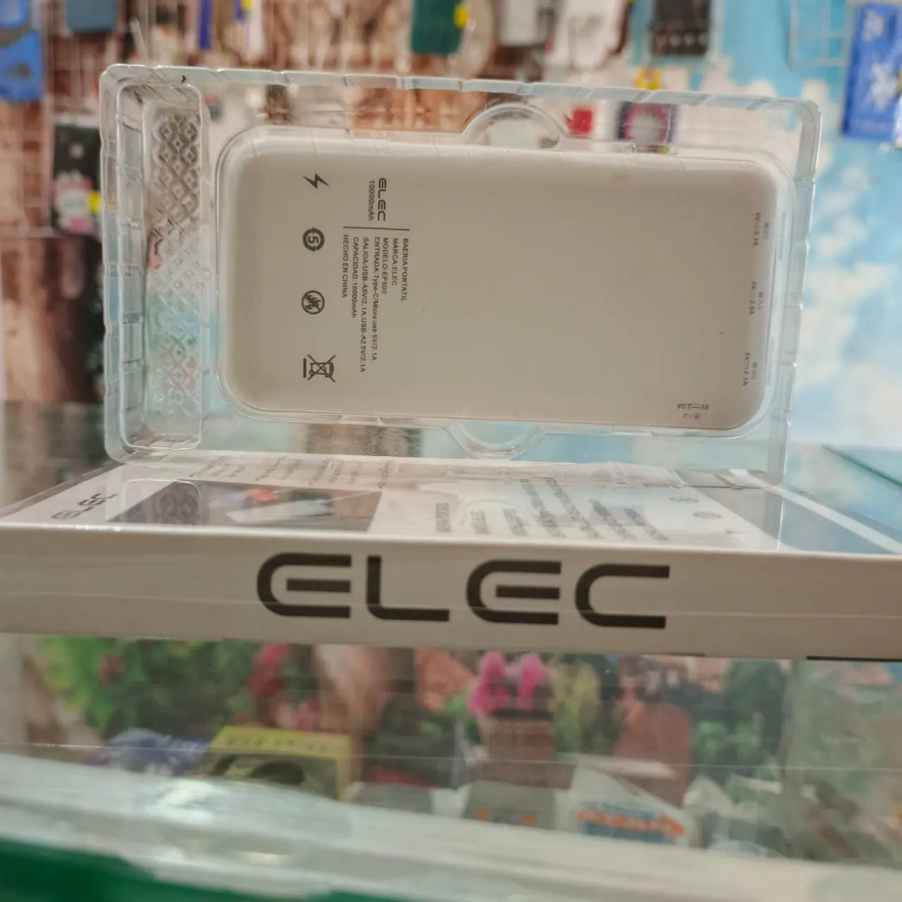 ELEC 10000mAh Power Bank – Fast Charging Portable Charger with Dual USB & Type-C Port