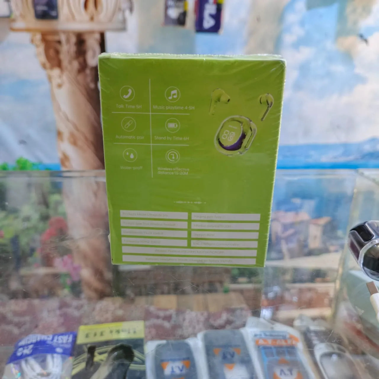 Ultrapods Pro Wireless Earbuds with LED Display – Hi-Res Sound & Long Battery Life