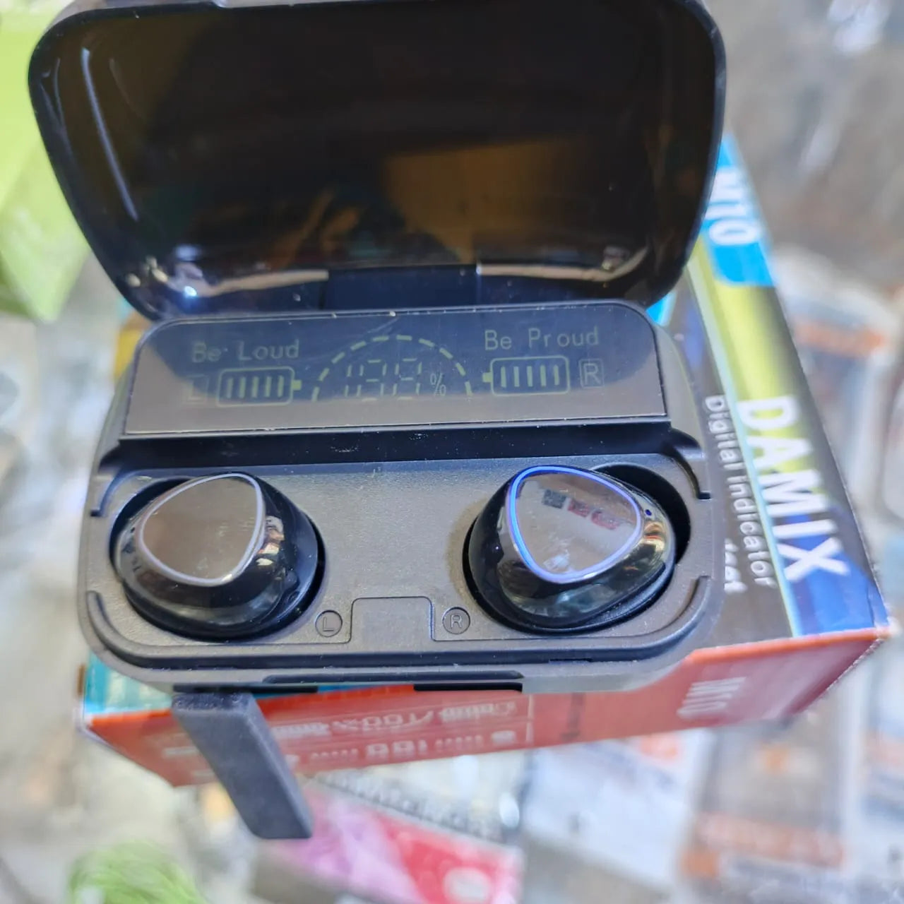 M10 DAMIX True Wireless Earbuds | Bluetooth 5.3 Headphones with LED Power Display & Deep Bass