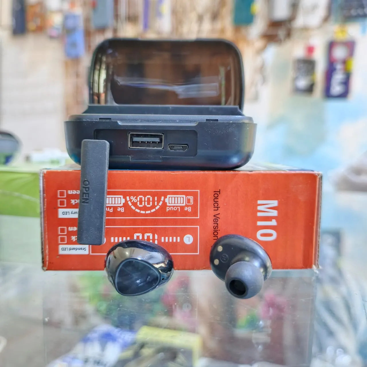 M10 DAMIX True Wireless Earbuds | Bluetooth 5.3 Headphones with LED Power Display & Deep Bass