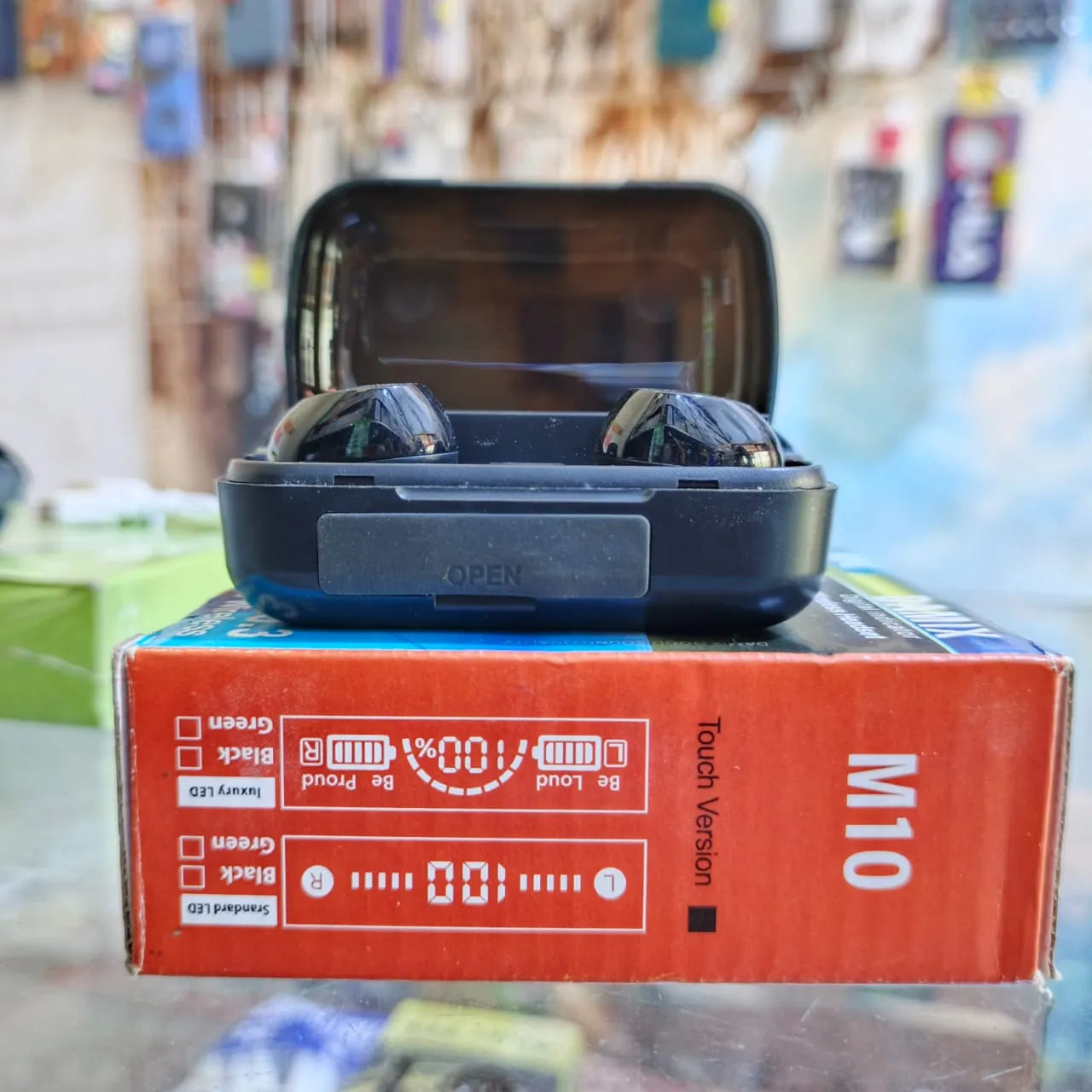 M10 DAMIX True Wireless Earbuds | Bluetooth 5.3 Headphones with LED Power Display & Deep Bass