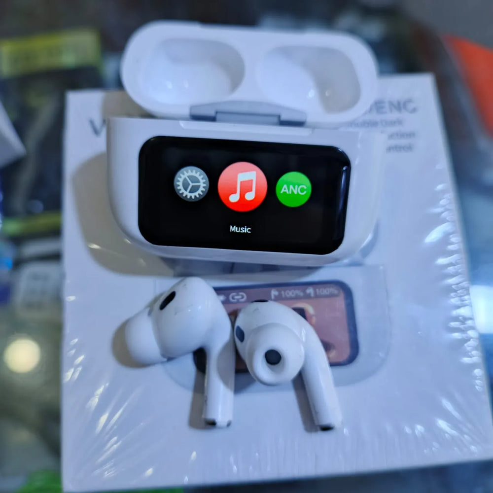 V10 Pro Wireless Earbuds (2nd Gen) with ANC/ENC, Magnetic Charging Case & LED Display