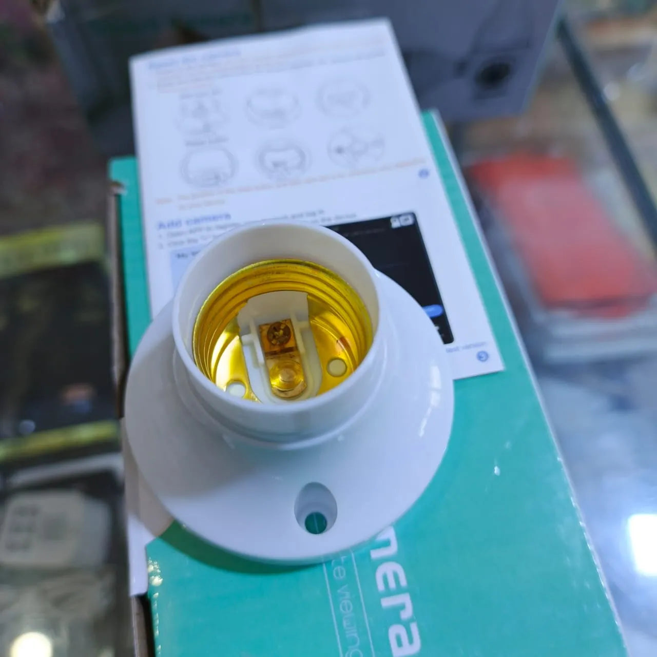 Smart Bulb WiFi Security Camera | 360° Panoramic Wireless Home Surveillance with Night Vision & Motion Detection