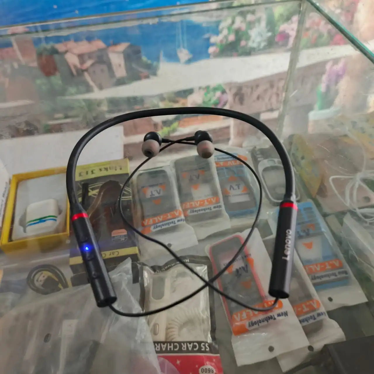 Lenovo Wireless Neckband Bluetooth Earphones – Premium Bass, Long Battery Life & Comfortable Fit