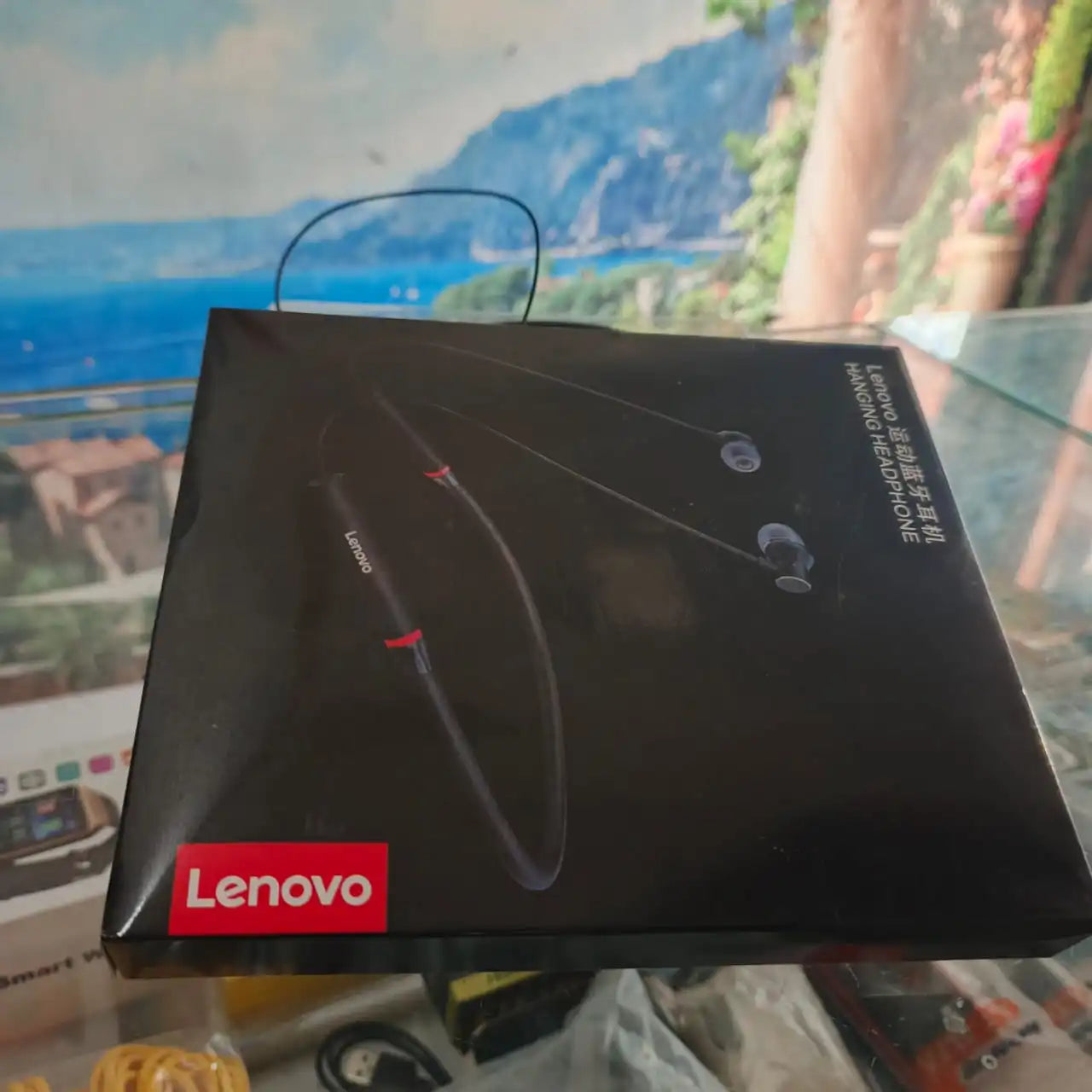 Lenovo Wireless Neckband Bluetooth Earphones – Premium Bass, Long Battery Life & Comfortable Fit